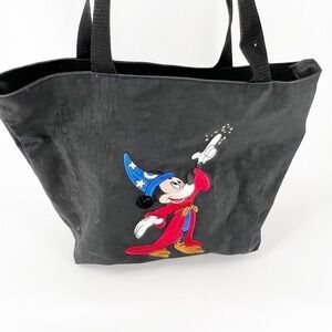 ✅ Walt Disney World - Fantasia Mickey Mouse embroidered nylon zip bag